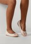 Twinset Beige Leren Ballerinas met Roze Neus Beige Dames - Thumbnail 2