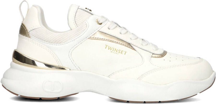 TwinSet Milano 251tcp054 Sneakers Leer Dames Wit