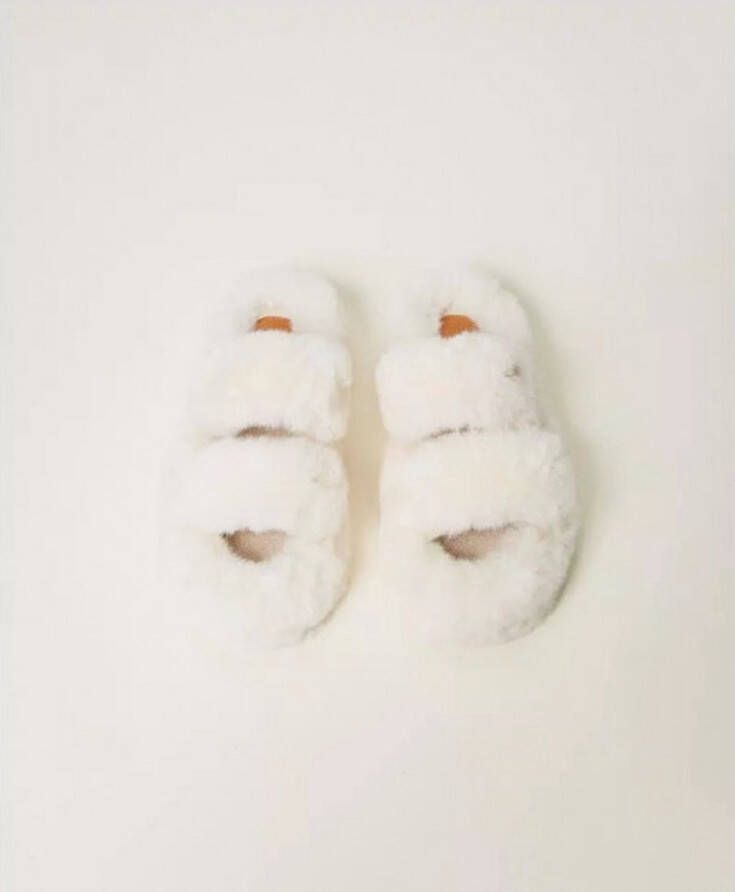 TWINSET U&B Twinset slippers Wit