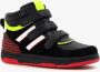 TwoDay hoge leren jongens sneakers zwart neon - Thumbnail 1