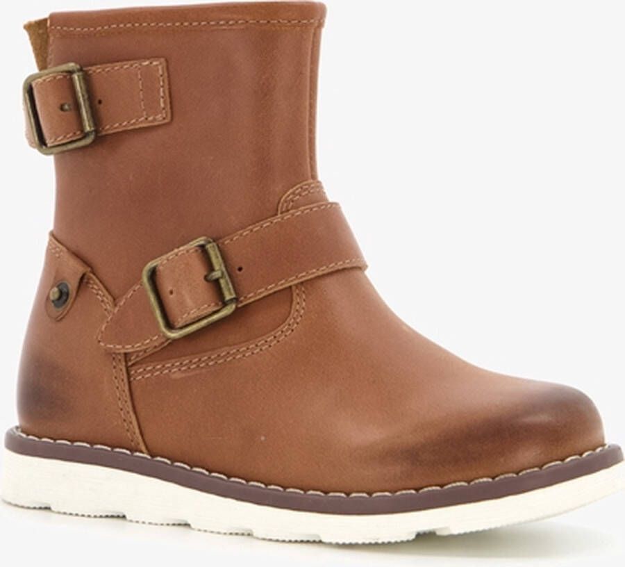 TwoDay leren jongens boots cognac