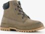 TwoDay leren jongens boots taupe Grijs - Thumbnail 1