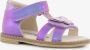 TwoDay leren meisjes sandalen metallic paars - Thumbnail 3