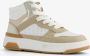 TwoDay leren meisjes sneakers beige goud - Thumbnail 3