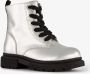 TwoDay leren meisjes veterboots zilver - Thumbnail 1