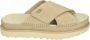 UGG Slippers Dames W Goldenstar Cross Slide Maat: 36 Materiaal: Rubber Kleur: Beige - Thumbnail 1