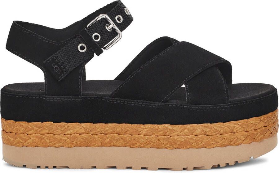 Ugg Sneakers Sandalen Aubry mit Nieten & Plateau-Sohle 48104596 in zwart