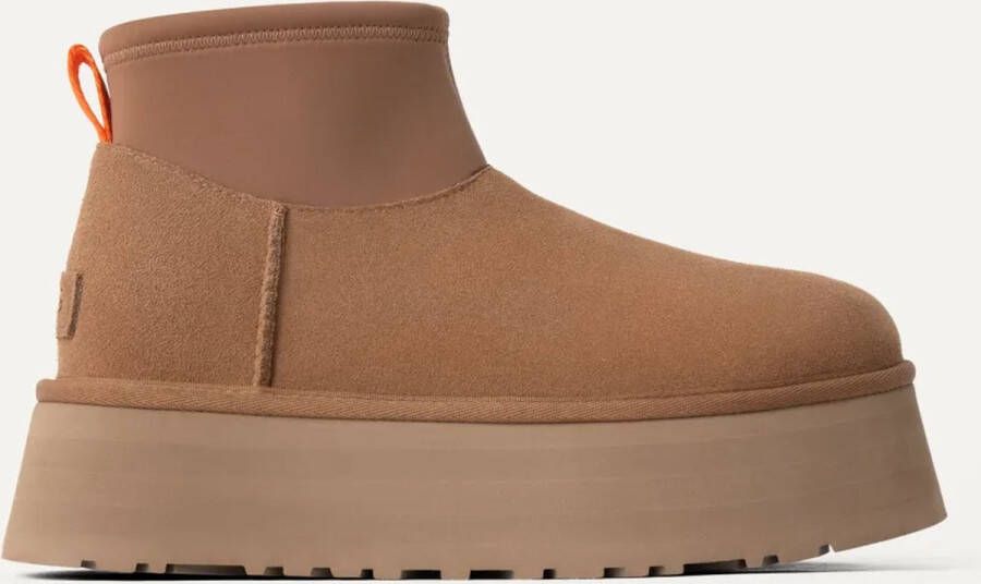 UGG Plateaulaarsjes CLASSIC MINI DIPPER Instaplaarzen winterlaarzen snowboots met plateausool