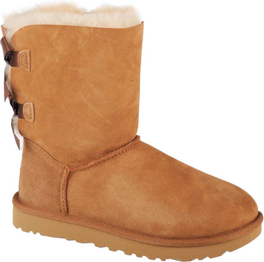 UGG Boots zonder sluiting Bailey Bow 2 met satijnen strikken achter bij de schacht