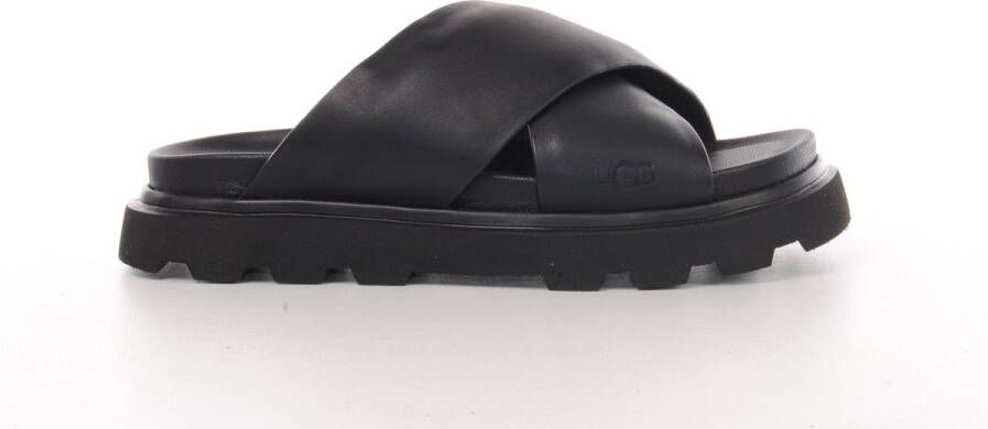 UGG Capitelle crossband slipper zwart leder