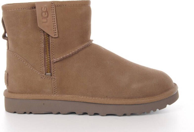 UGG Winterlaarzen CLASSIC MINI BAILEY ZIP winterlaars snowboots instaplaars met warme voering