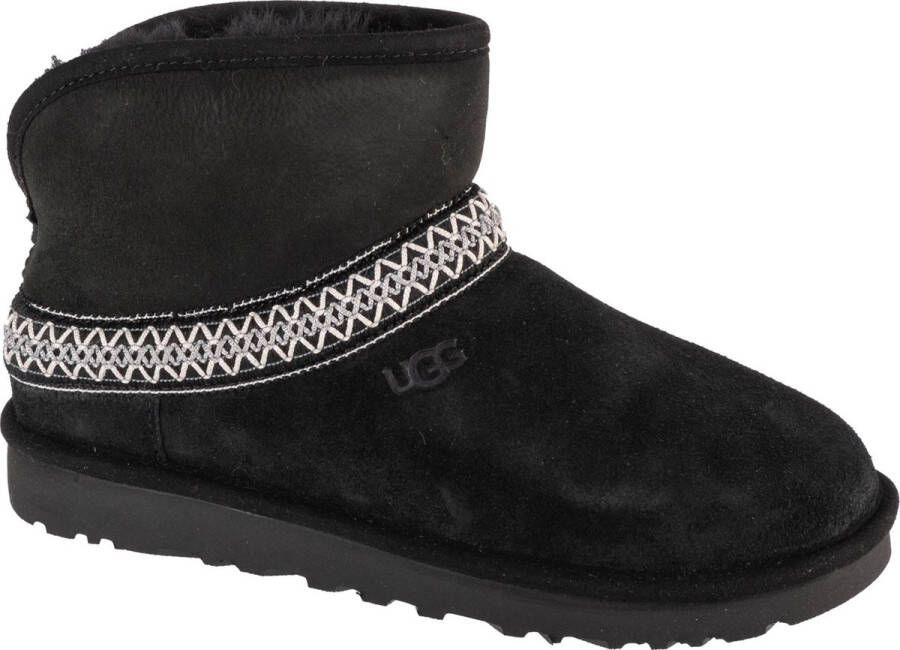 UGG Classic Mini Crescent 1158262-BLK Vrouwen Zwart Laarzen