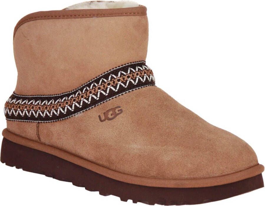 UGG Boots zonder sluiting CLASSIC MINI CRESCENT winterlaarzen snowboots met knusse binnenvoering