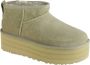 UGG Classic Ultra Mini Platform 1135092-SDC Vrouwen Groen Laarzen Sneeuw laarzen - Thumbnail 5