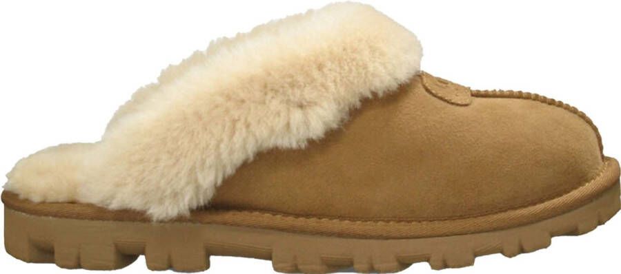 UGG Coquette Dames Sloffen Chestnut