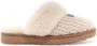 Ugg Comfortabele Gebreide Schapenvacht Instappers Beige Dames - Thumbnail 2