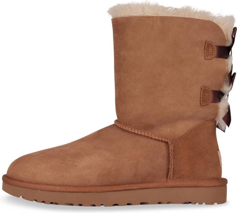 UGG Boots zonder sluiting Bailey Bow 2 met satijnen strikken achter bij de schacht