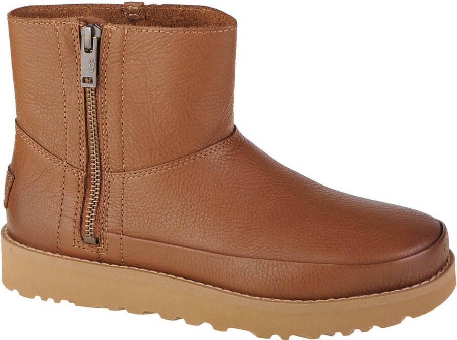 UGG Deconstructed Mini Zip 1123571-CHE Vrouwen Bruin Laarzen