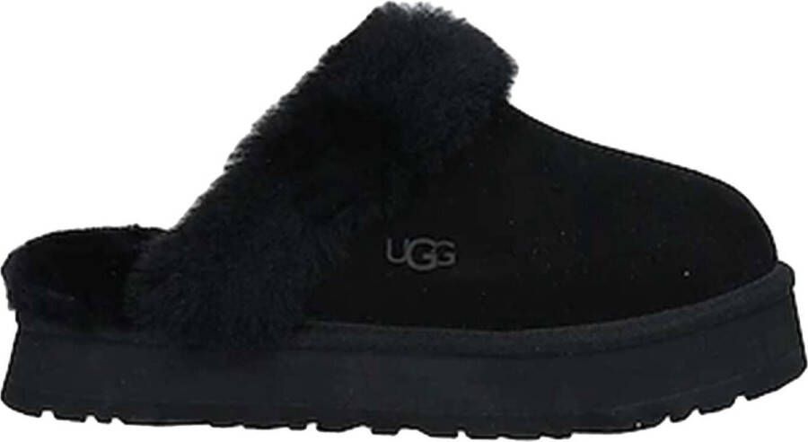 UGG Pantoffels Dames W Disquette Maat: 40 Materiaal: Suède Kleur: Zwart - Foto 2