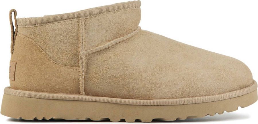 UGG Enkellaarsjes Dames Laarzen Damesschoenen Suède 1116109 Beige