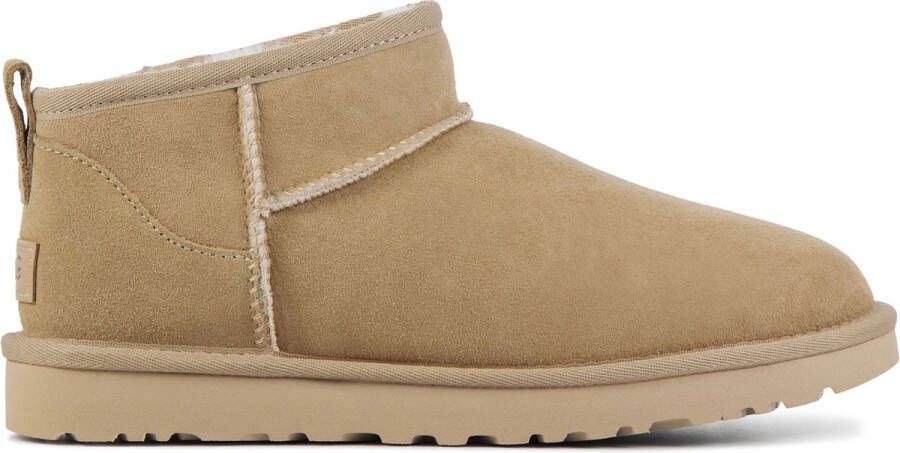 UGG Enkellaarsjes Dames Laarzen Damesschoenen Suède 1116109 Zand