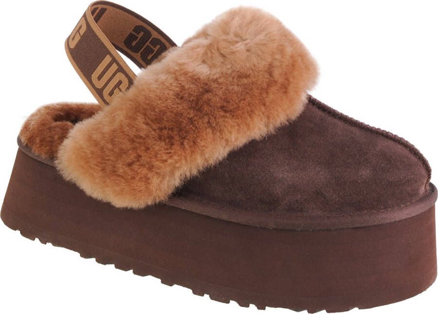 Ugg W Funkette Slippers Dames burnt cedar maat: 40 beschikbare maaten:36 37 38 39 40 41