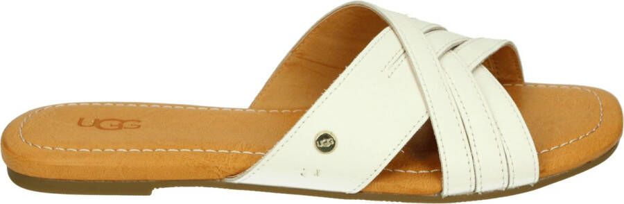 UGG Slippers W KENLEIGH SLIDE met logo-garnering