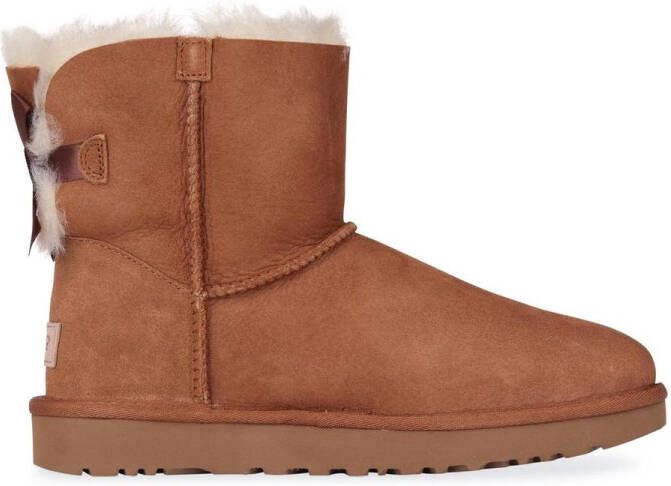 UGG Boots zonder sluiting Mini Bailey Bow 2 instaplaarzen winterlaarzen snowboots met decoratieve strik