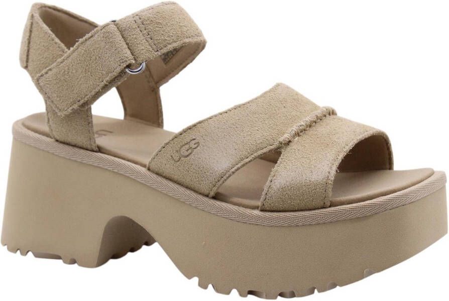 UGG New Heights Ankle Strap Klompen Beige Vrouw