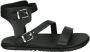 UGG SOLIVAN STRAP W Volwassenen Platte sandalen Kleur Zwart - Thumbnail 1