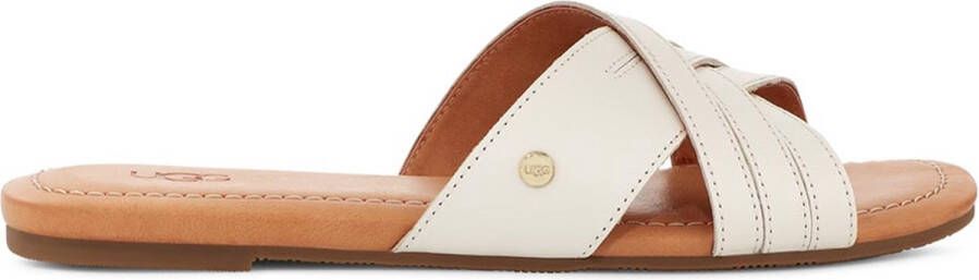 UGG Slippers W KENLEIGH SLIDE met logo-garnering