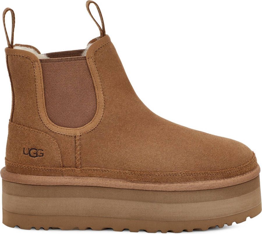 UGG W Neumel Platform Chelsea Dames Laarzen Chestnut