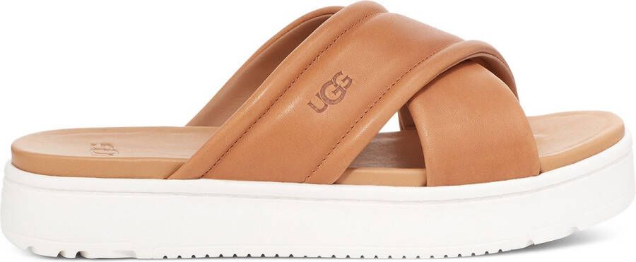 UGG W Zayne Crossband Dames Slippers Cognac - Foto 1