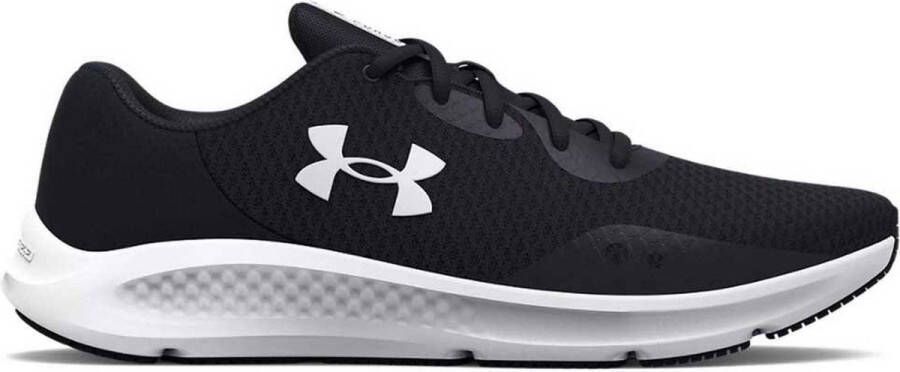 Under Armour Charged Pursuit 3 Hardloopschoenen Black White Dames