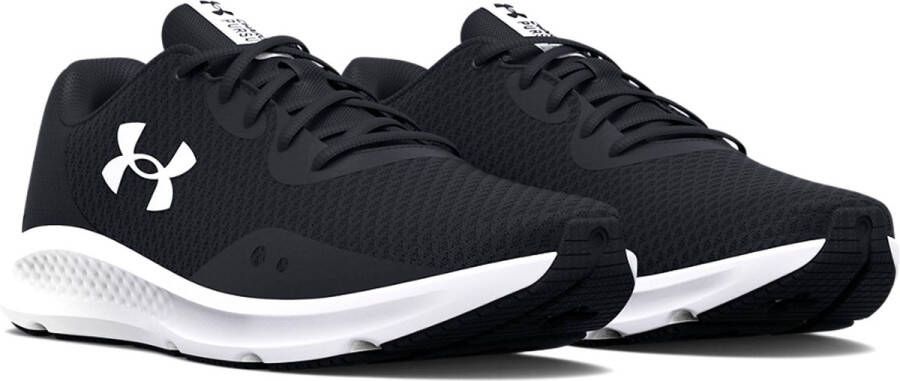 Under Armour Charged Pursuit 3 Hardloopschoenen Black White Dames