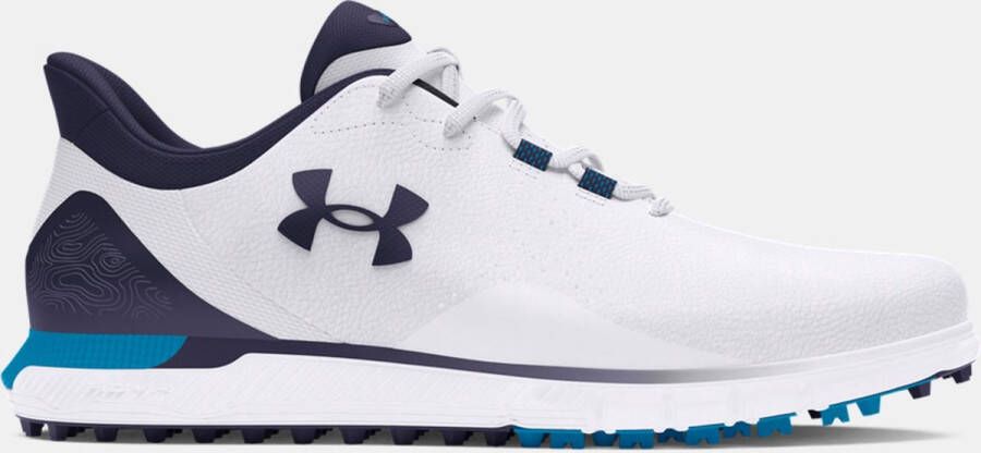 Under Armour Drive Fade SL Golfschoenen Voor Heren Wit Navy 44.5