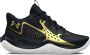 Under Armour GS Jet 23 Basketbal Schoenen Black 001 Black 001 Metallic Gold 777 Kinderen - Thumbnail 1