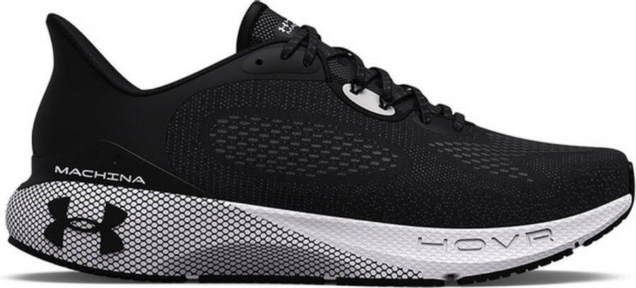 Under Armour HOVR Machina 3 Heren Sportschoenen zwart wit