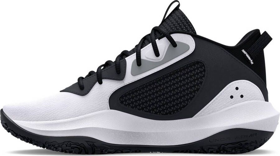 Under Armour Kinder Basketball-Schuhe UA Lockdown 6 White Black-36 5 )