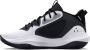 Under Armour Kinder Basketball-Schuhe UA Lockdown 6 White Black-36 5 ) - Thumbnail 2