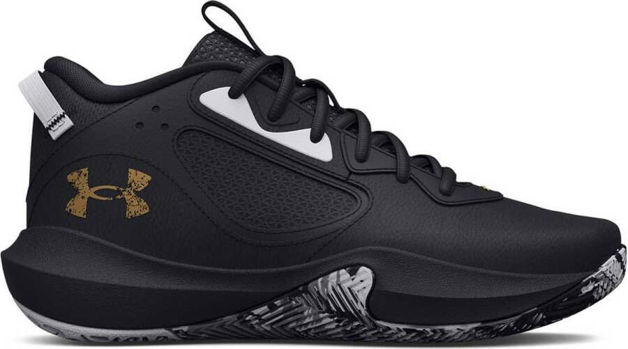 Under Armour Lockdown 6 Basketbal Schoenen Black 001 Black 001 Metallic Gold 777 Unisex