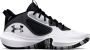 Under Armour Kinder Basketball-Schuhe UA Lockdown 6 White Black-36 5 ) - Thumbnail 1