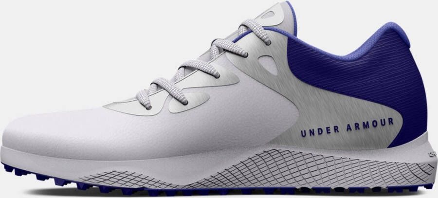 Under Armour Golf UA W Charged Breathe 2 SL-White Metallic Silver Baja Blue