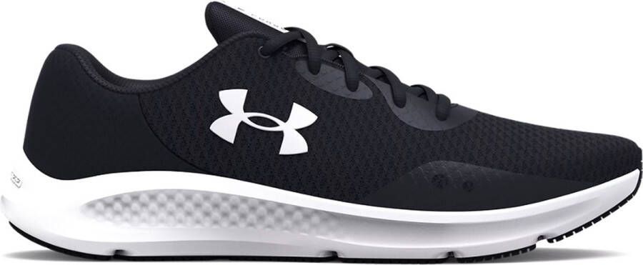 Under Armour Charged Pursuit 3 Hardloopschoenen Black White Dames