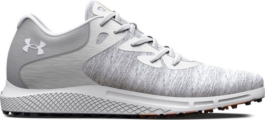 Under Armour Golf Under Armour Dames Charged Breathe2 Knit SL Halo Gray White