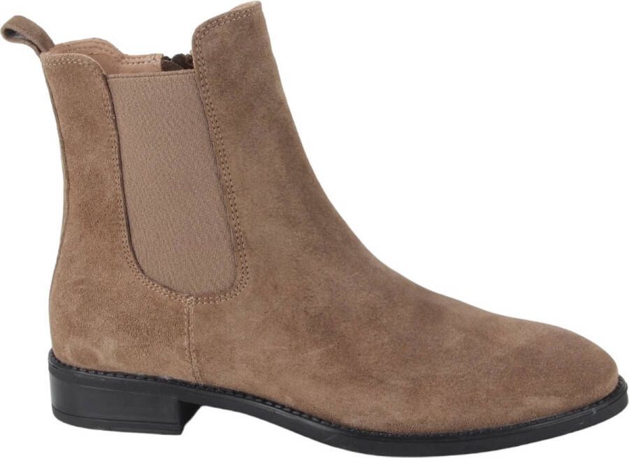 Unisa BARTY_F24_BS TAUPE dames enkellaarzen gekleed beige