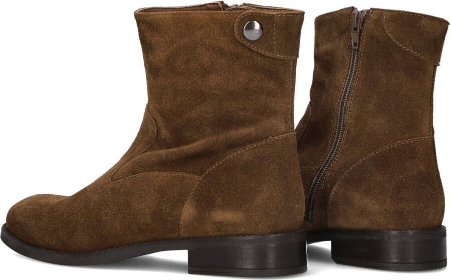 Unisa Belfin Enkellaarsjes Enkelboots met rits Dames Taupe