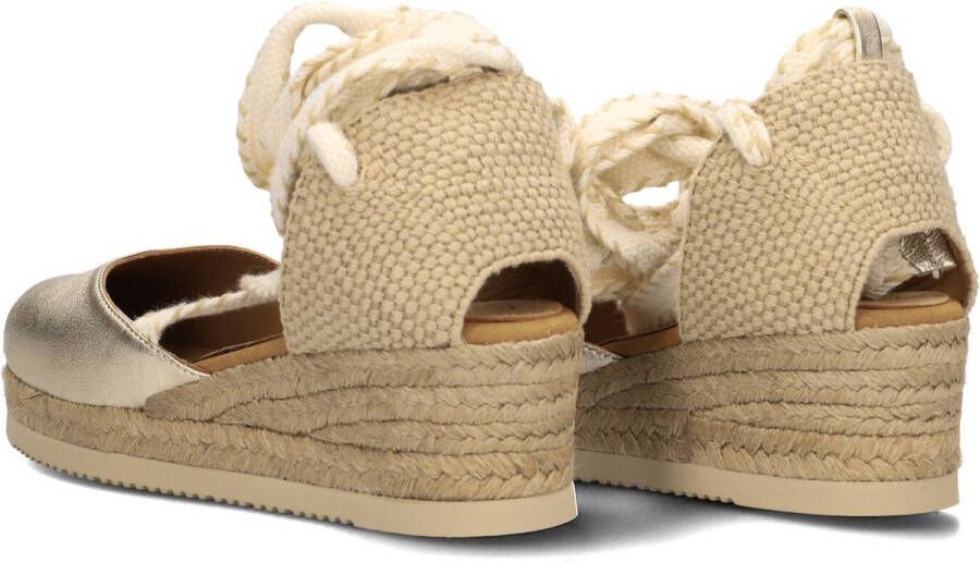 Unisa Chaplin Espadrilles Zomer Schoenen Dames Goud