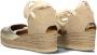 Unisa Chaplin Espadrilles Zomer Schoenen Dames Goud - Thumbnail 2