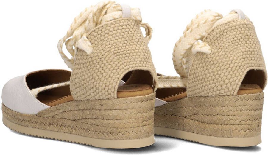 Unisa Chaplin Espadrilles Zomer Schoenen Dames Wit